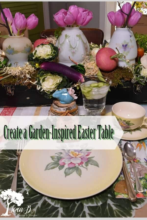 An Organic, Vintage Easter Table