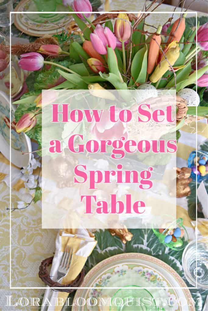 Easter table pin.