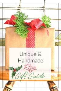 Wrapped present for Etsy Gift guide