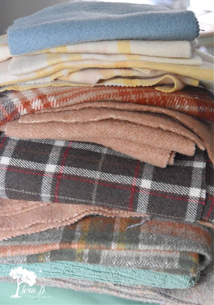 Stack of Fall fabrics