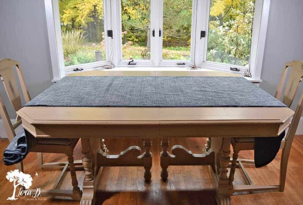 fabric yardage for table settings