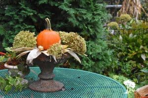 Fall Decorated Porch and Patio