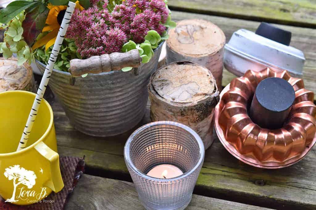 fall picnic table setting ideas