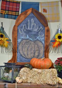 Fall Decorated Porch and Patio