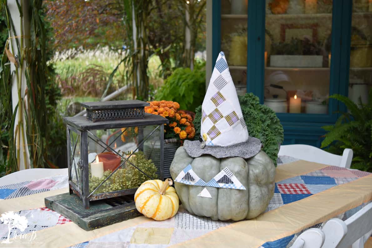 Our Vintage Farmhouse Fall Porch Tour - Lora Bloomquist~Create & Ponder