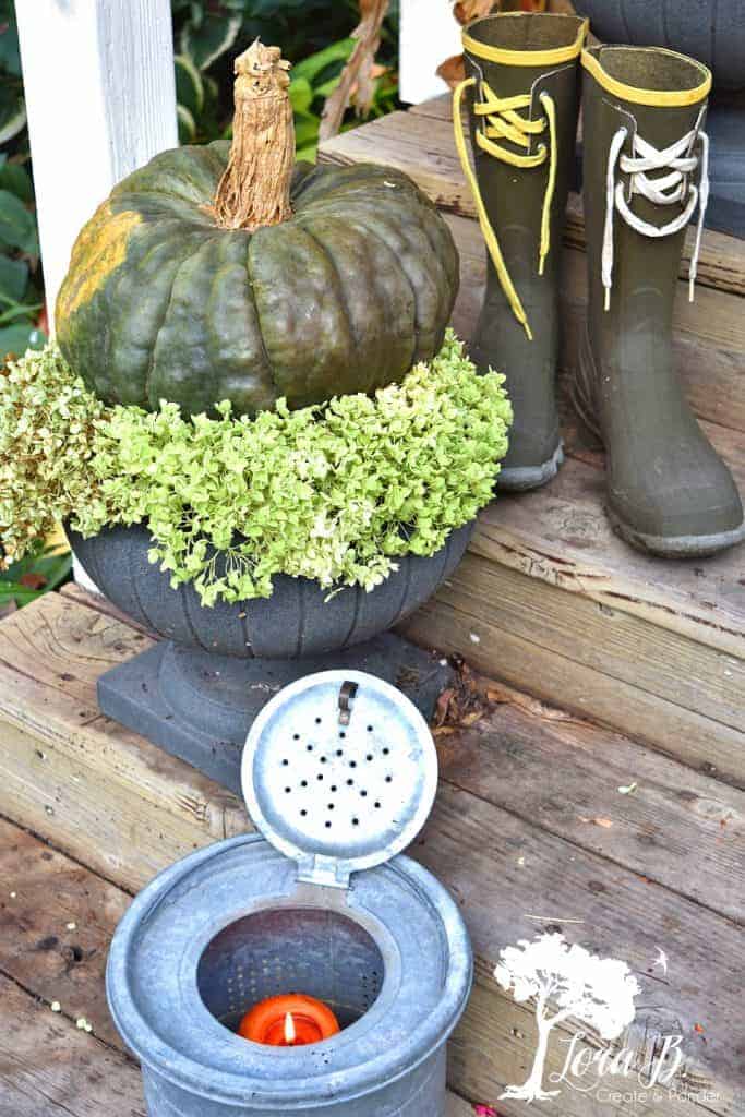 fall porch decor