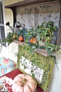 fall porch decor