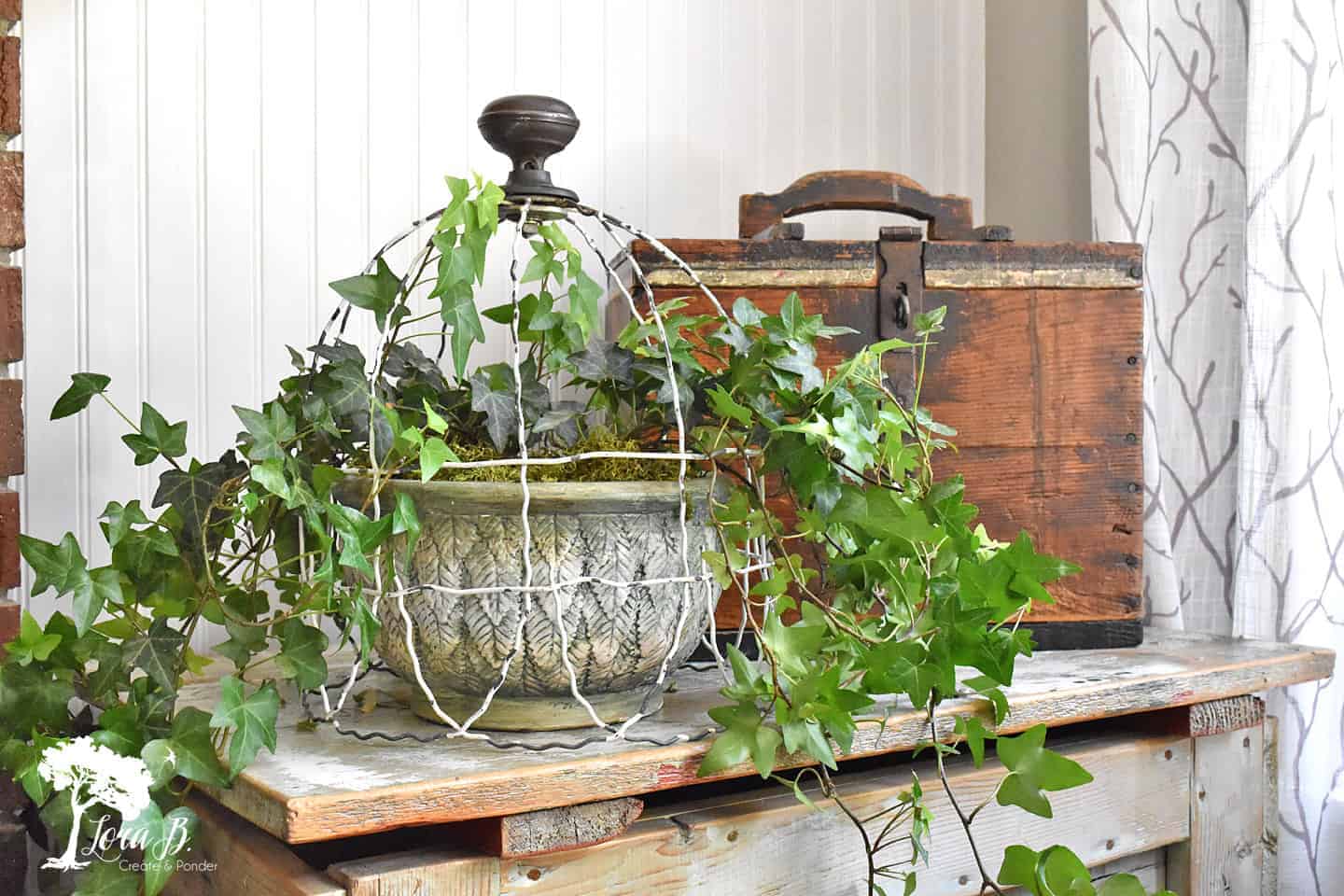 Upcycled Old Garden Fencing Cloche How To