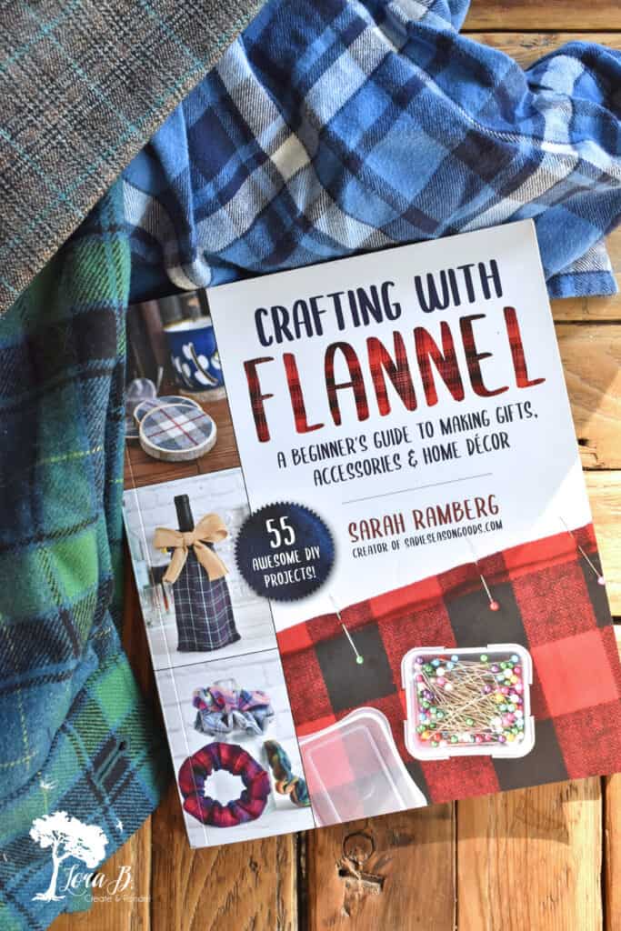 Flannel crafts book to make DIY Plaid Flannel Coasters