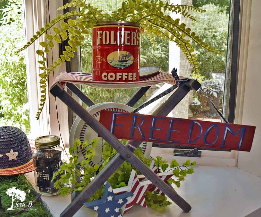 vintage patriotic decor ideas