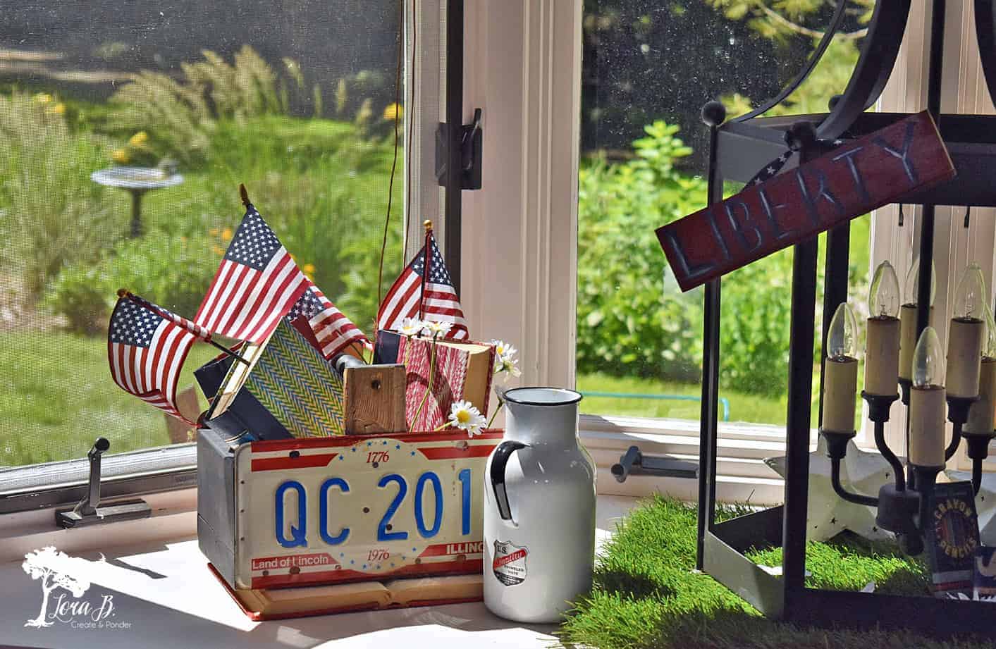 vintage patriotic decor ideas