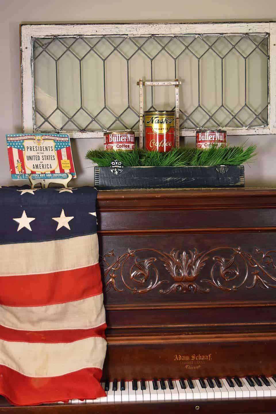 vintage patriotic decor ideas