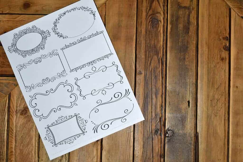 free printable frames