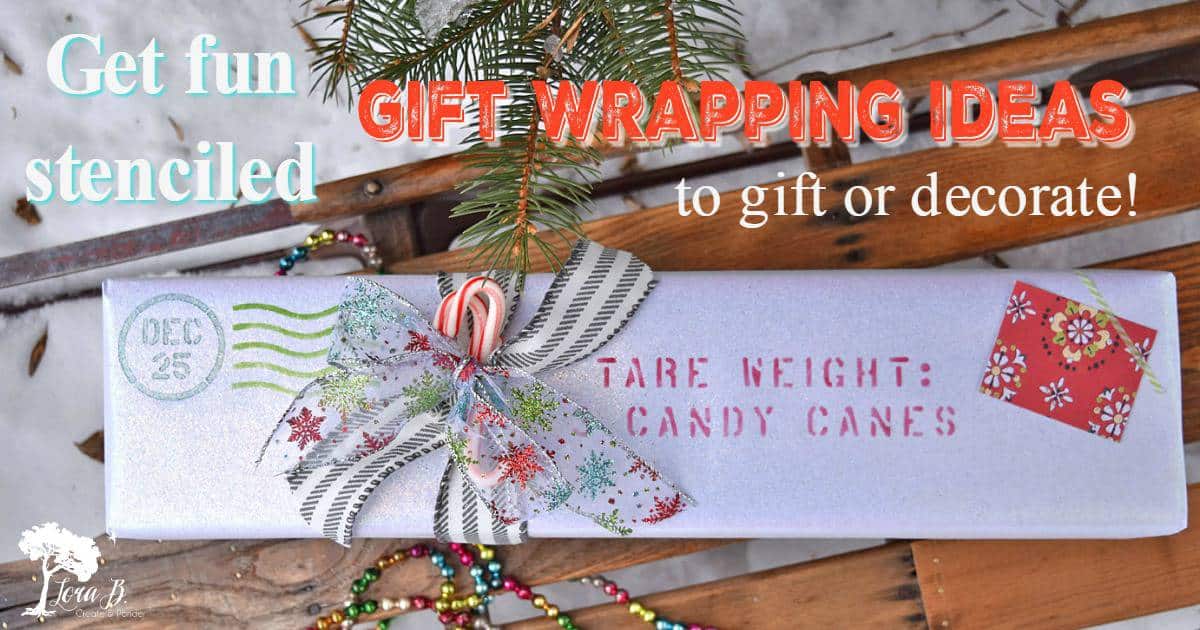 Personalize gift wrap with a Red Bow - Christmas Blog Hop