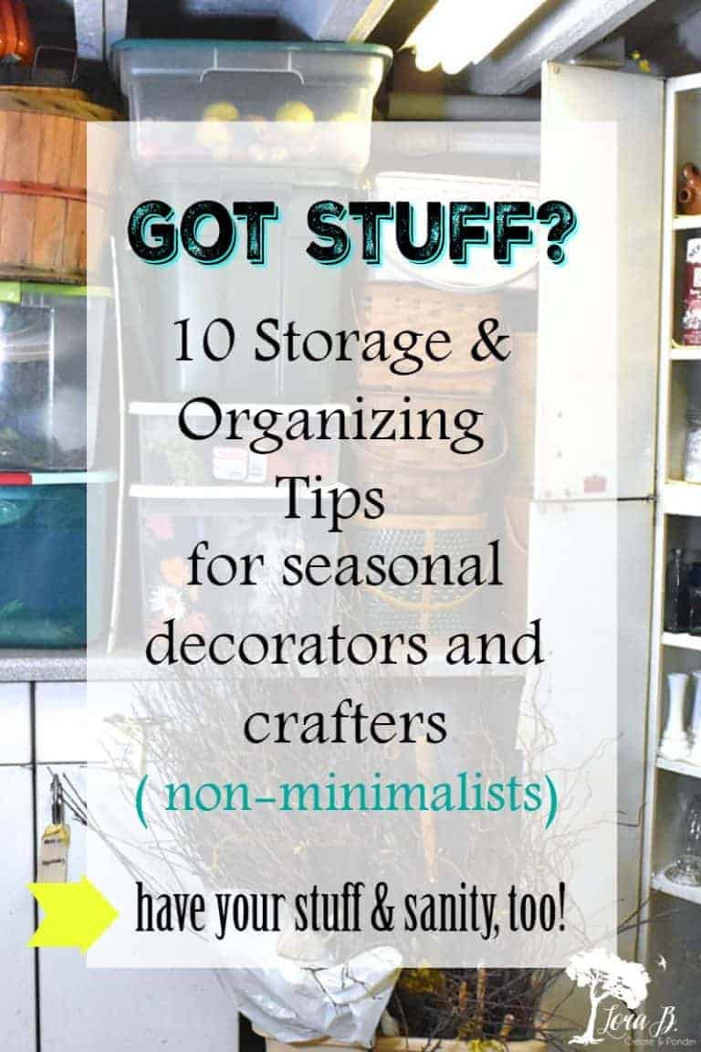 organizing ideas for seasonal decorators and crafters