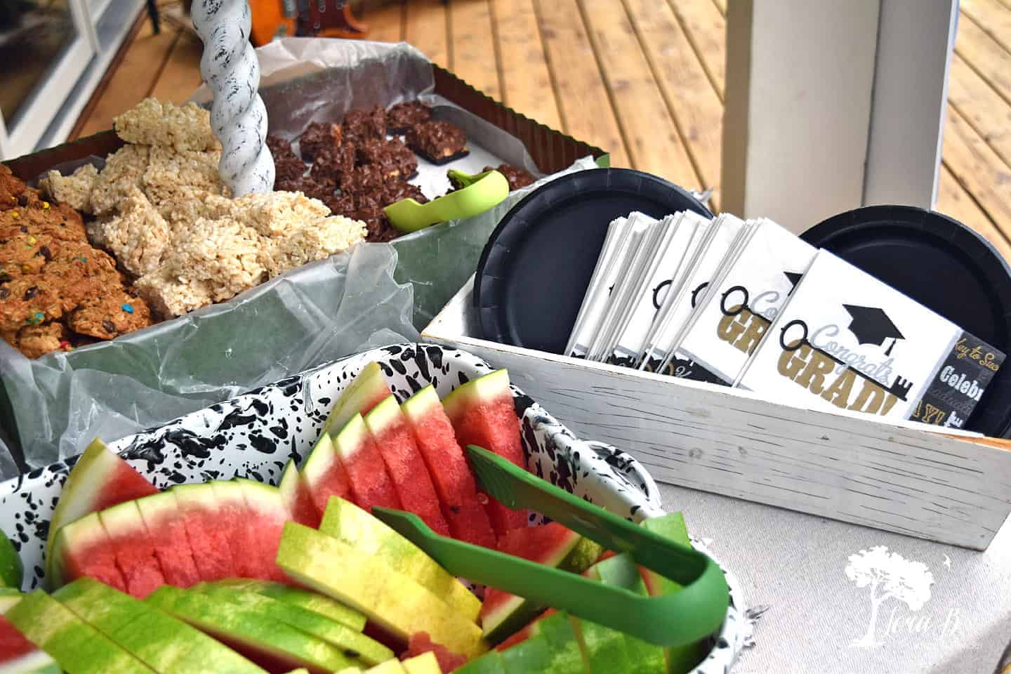 DIY and vintage repurposed graduation party ideas