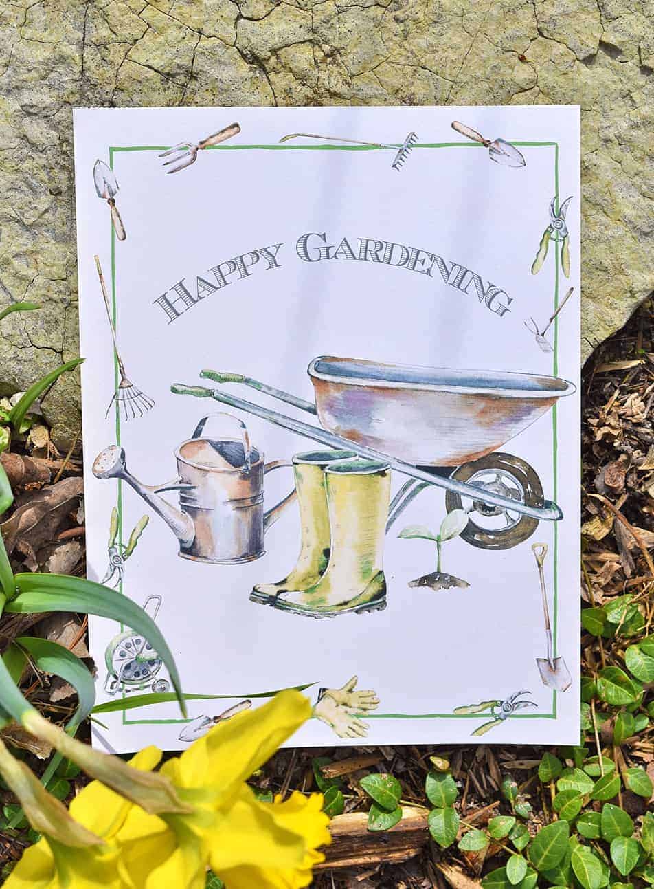 Garden-Inspired Gift Ideas for Mom + Free Printable