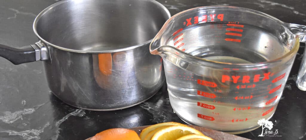 Fresh orange slices, cranberries and spices combine in a saucepan for an aromatic holiday simmer.