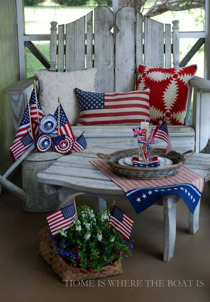 Patriotic Porch decor