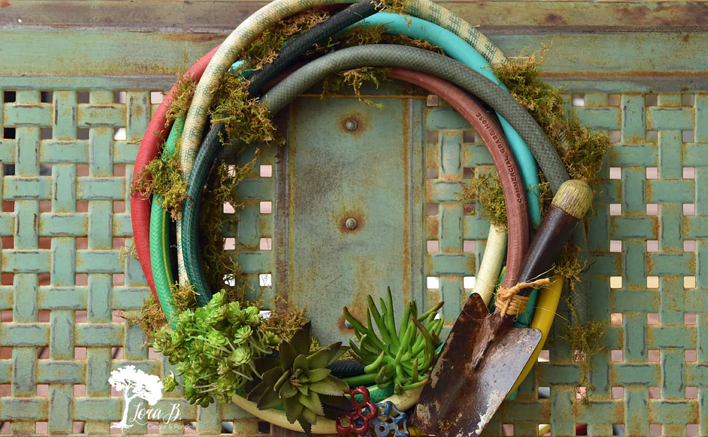 Garden Hoses Wreath