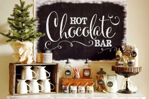 Create A Vintage Farmhouse Style Christmas Hot Chocolate Bar Lora Bloomquist Create Ponder