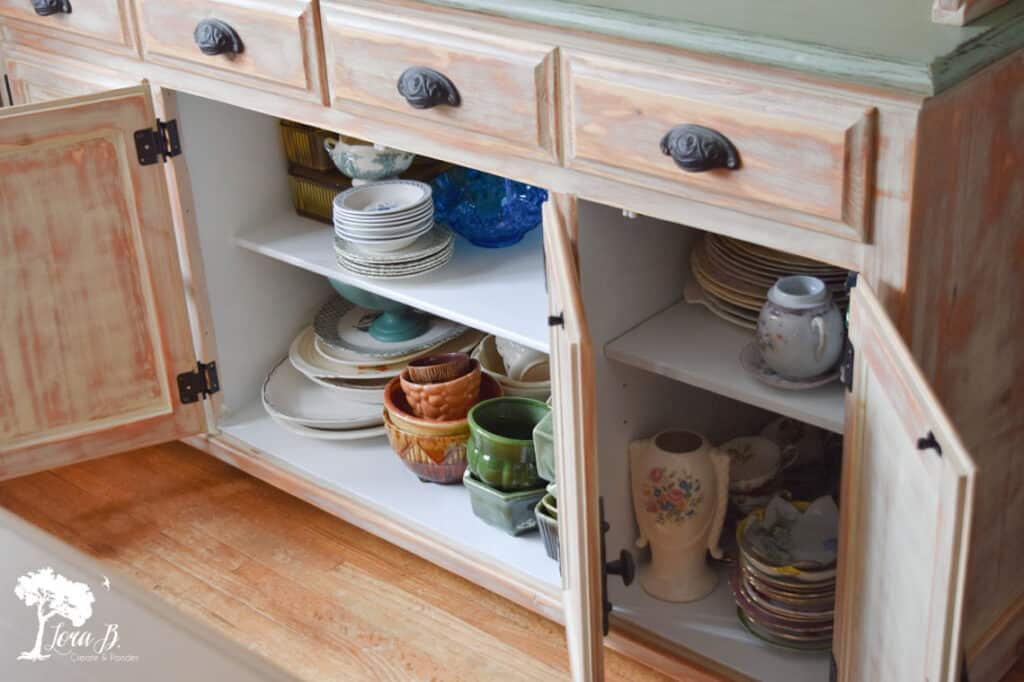 DIY Hutch Makeover Tips (with Vintage Style) Lora BloomquistCreate