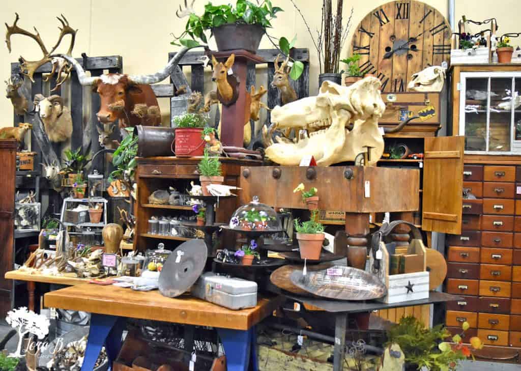vintage market display