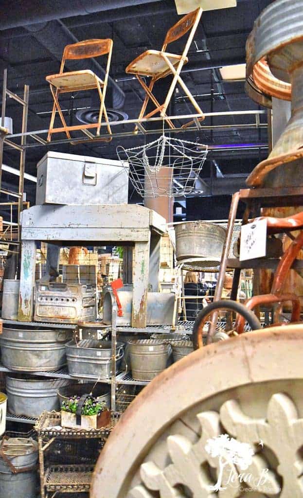 vintage market display
