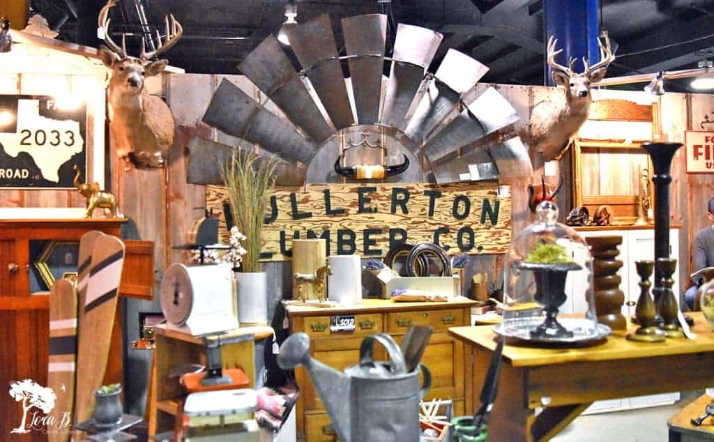 vintage market display