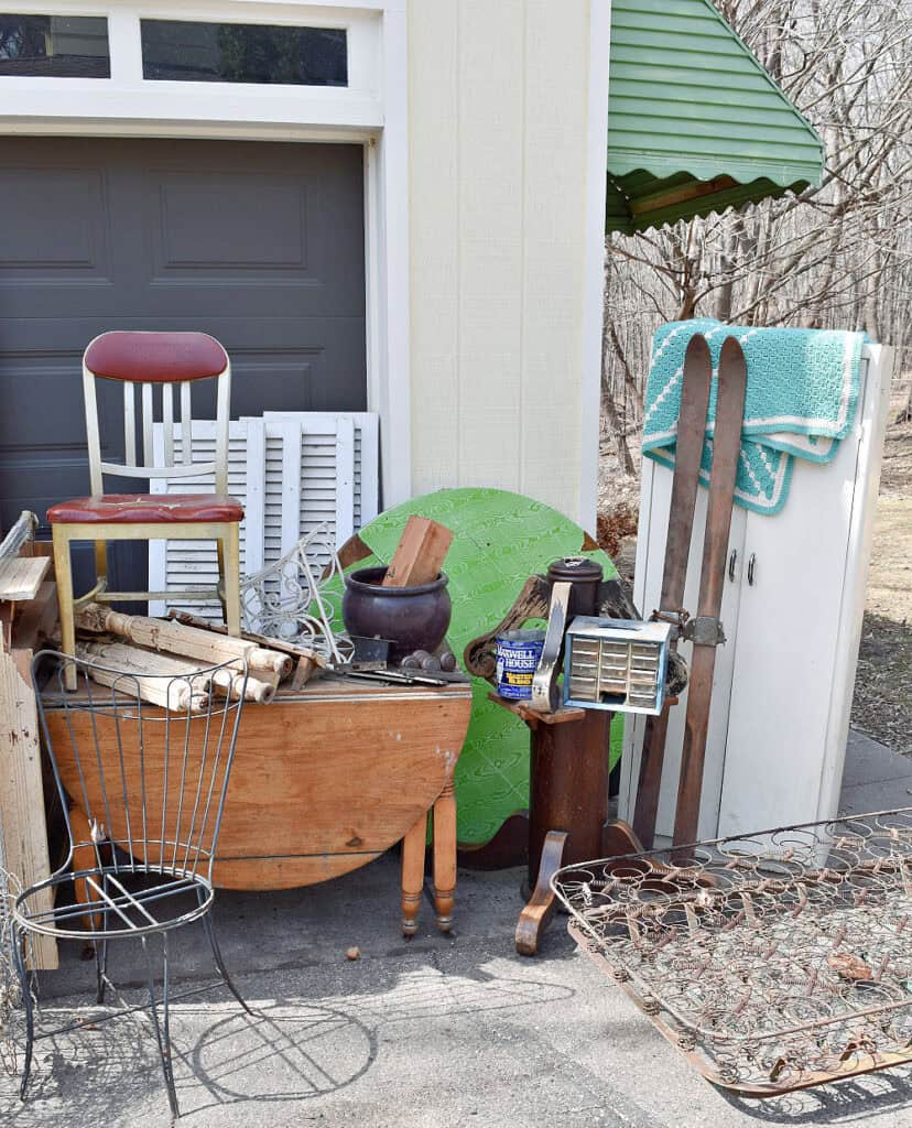 Curbside junking finds.