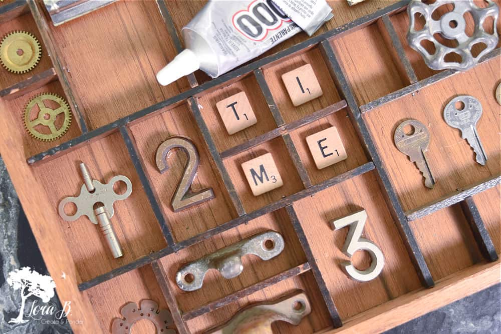 Printer's drawer display DIY