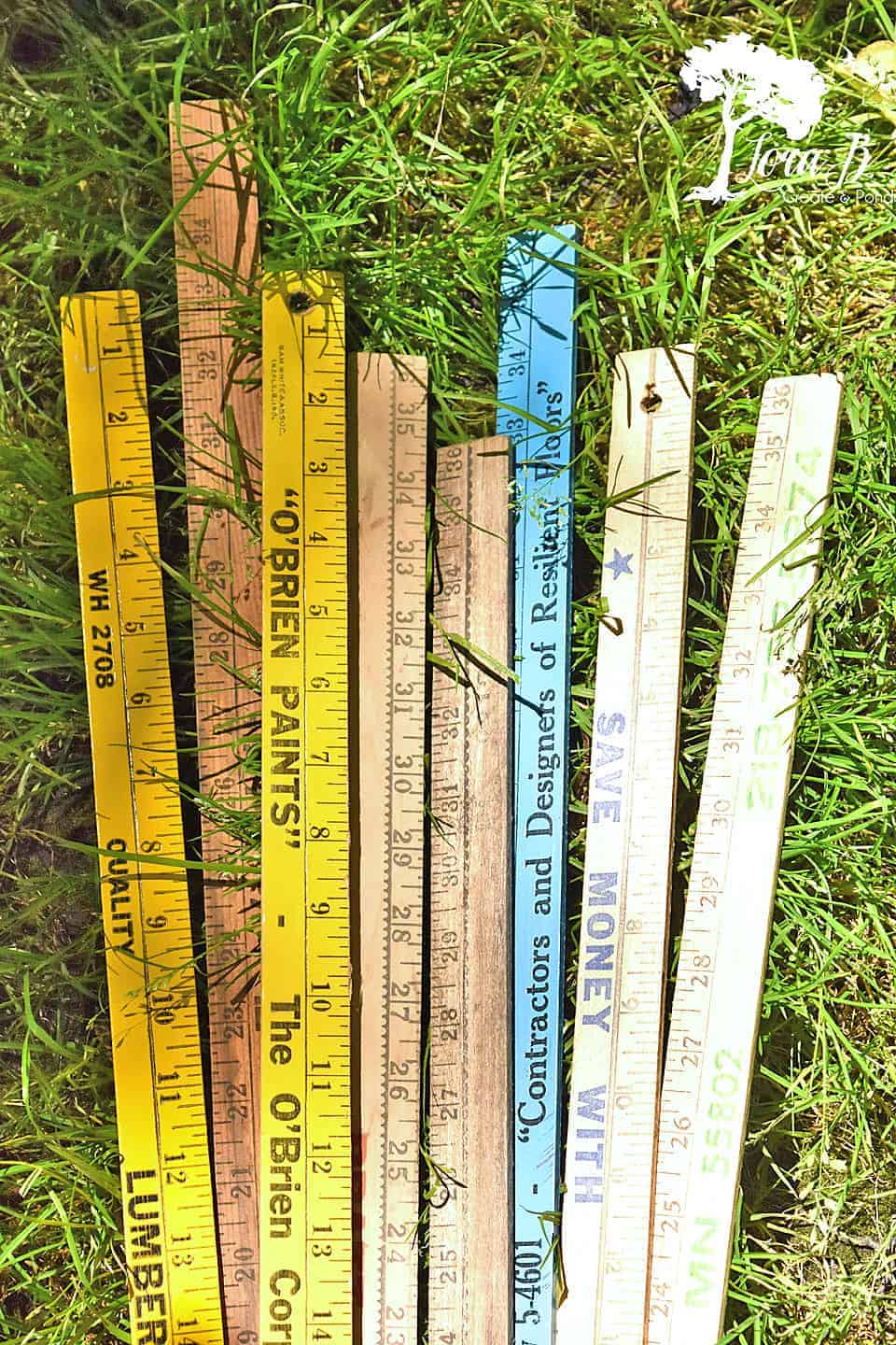 vintage yardsticks