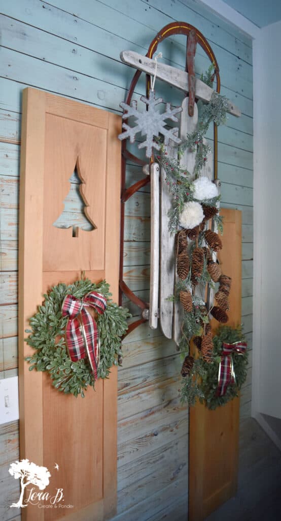 Christmas shutters