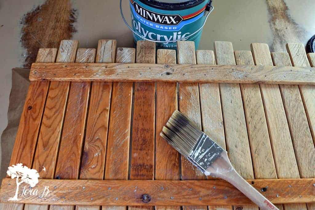 Repurposed Wood Lath Runner