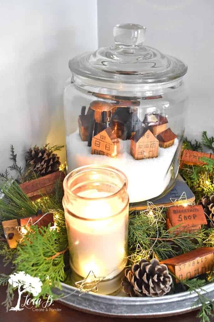 Christmas jar vignette
