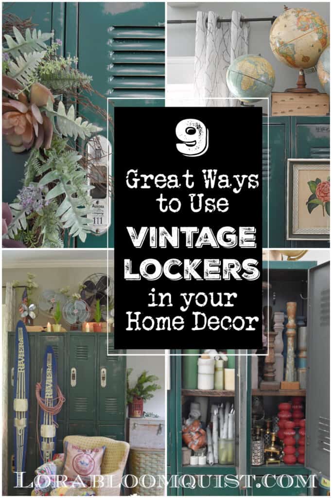 Vintage lockers as home decor