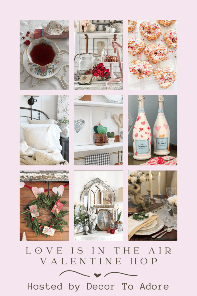 Valentine's Day decor and recipe ideas.