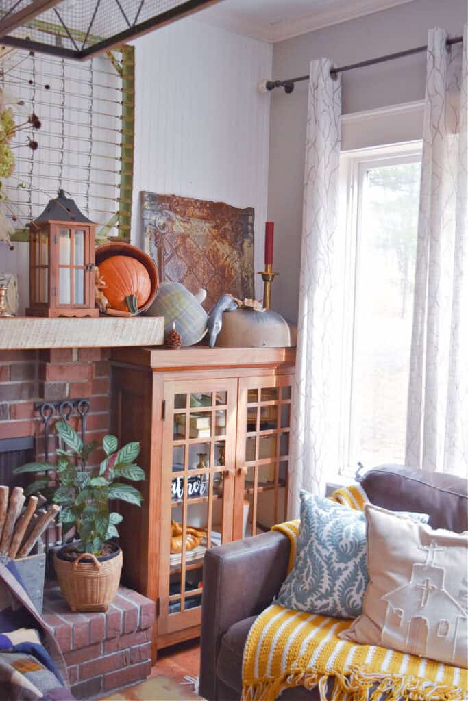 Craftsman styled built ins in old house.