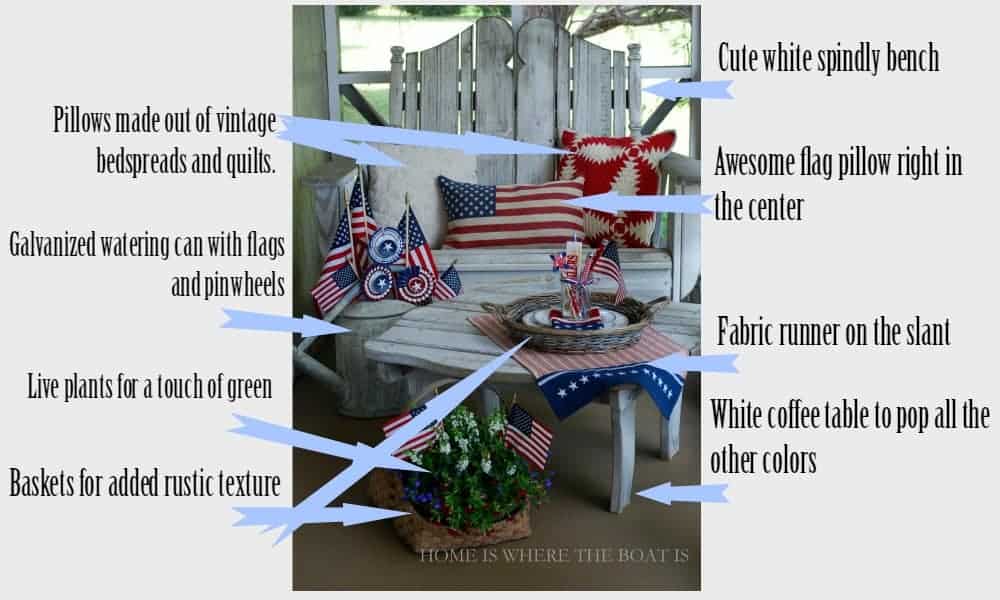 Patriotic vintage decor ideas