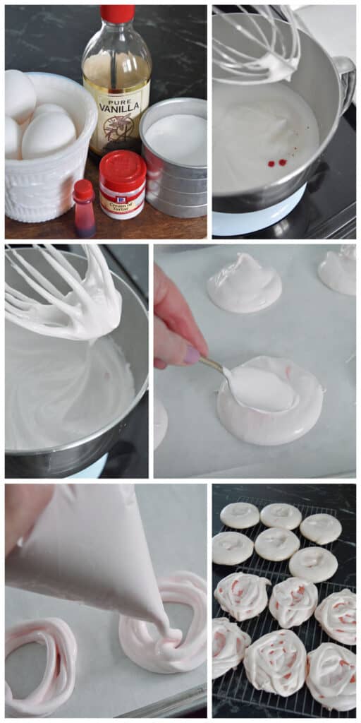 Meringue shells how to