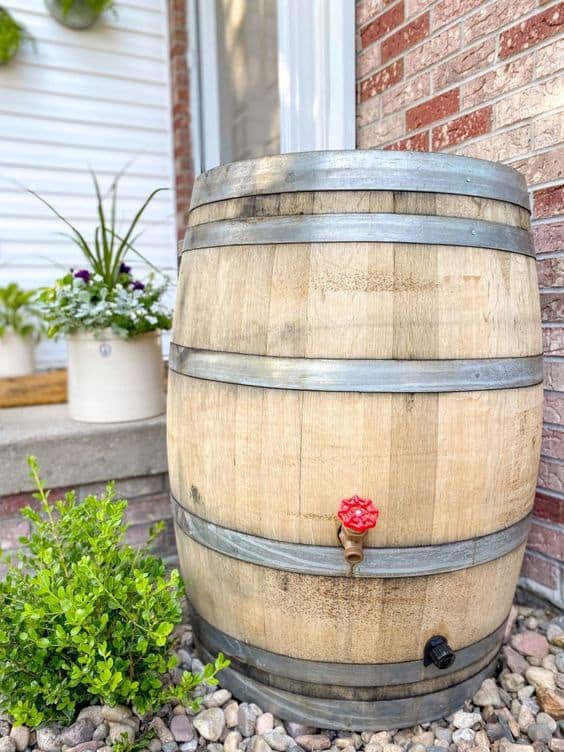 DIY rain barrel