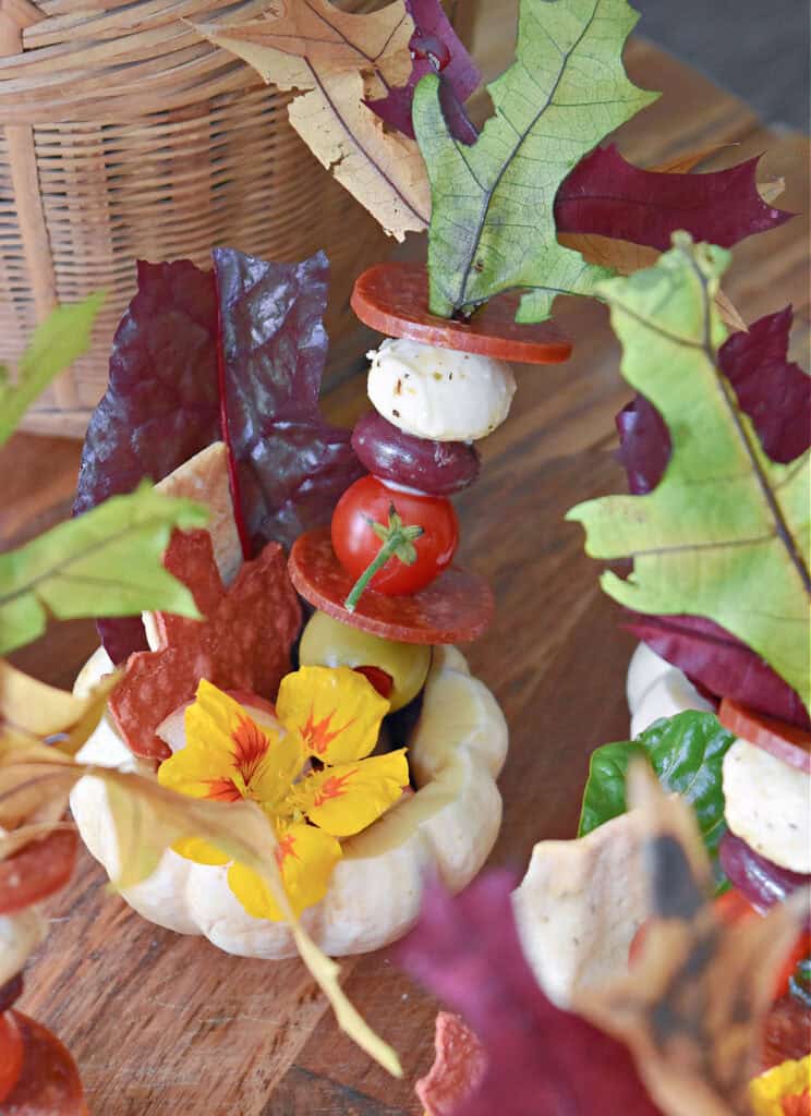 Mini pumpkin charcuterie.