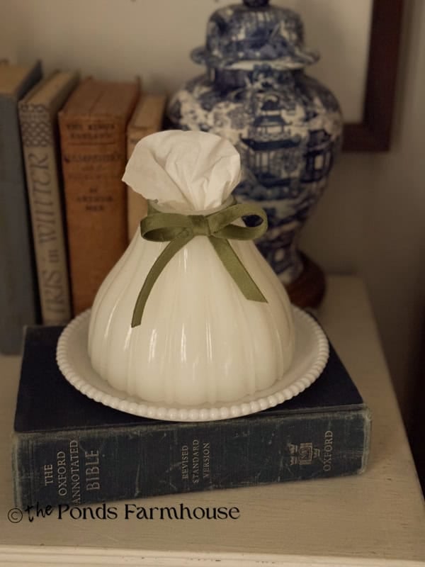 Upcycled Kleenex holder