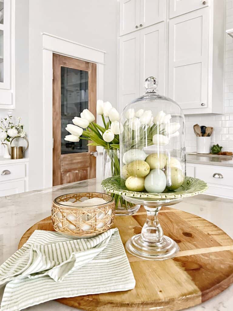 Farmhouse kitchen centerpiece