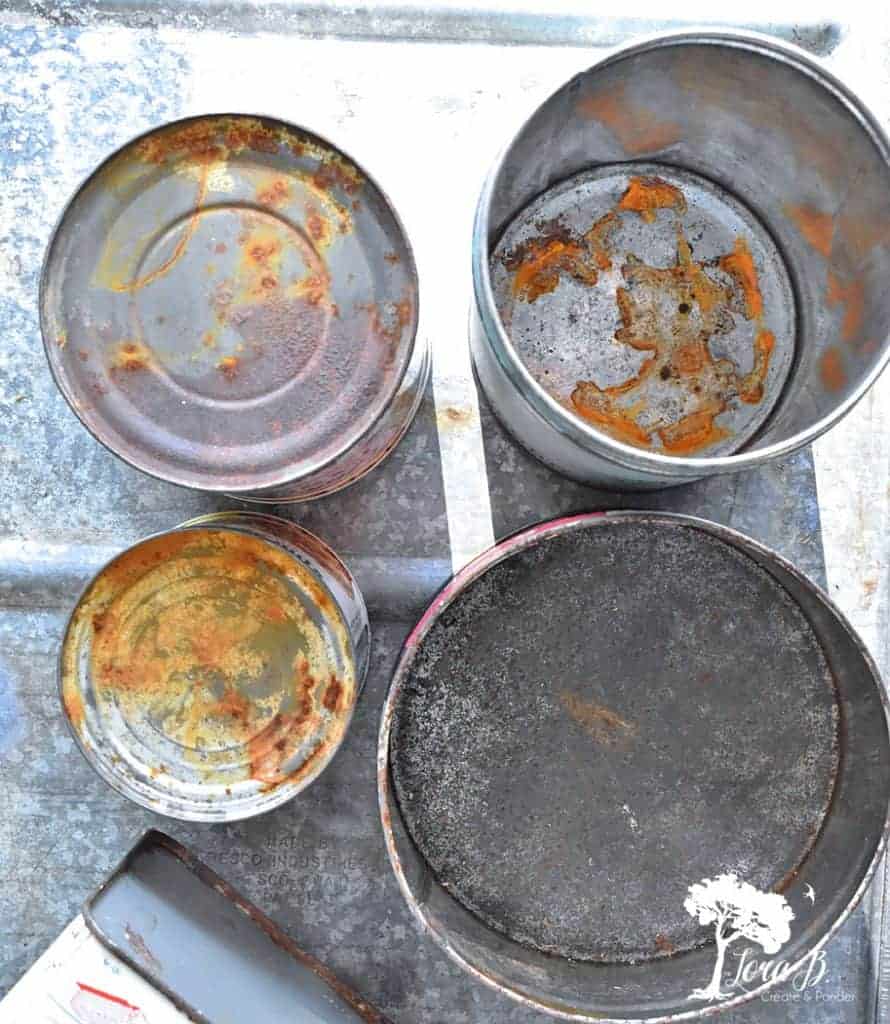 how to repurpose old food tins