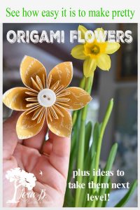 Origami flower instructions