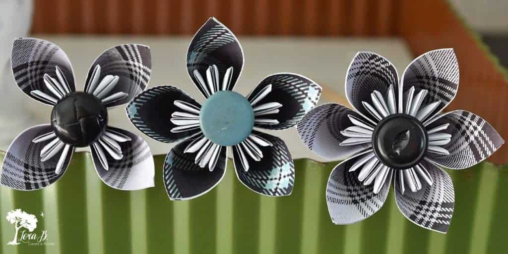 Origami flowers