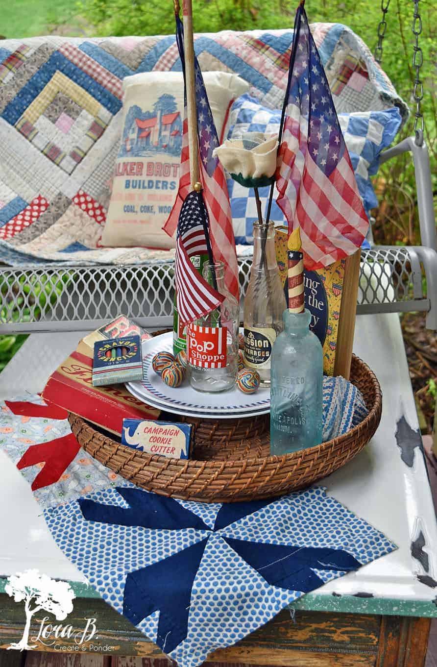 Patriotic vintage decor ideas