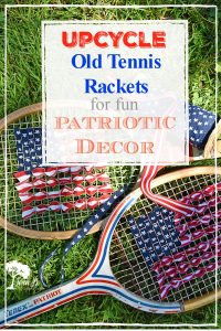 upcycled tennis racket