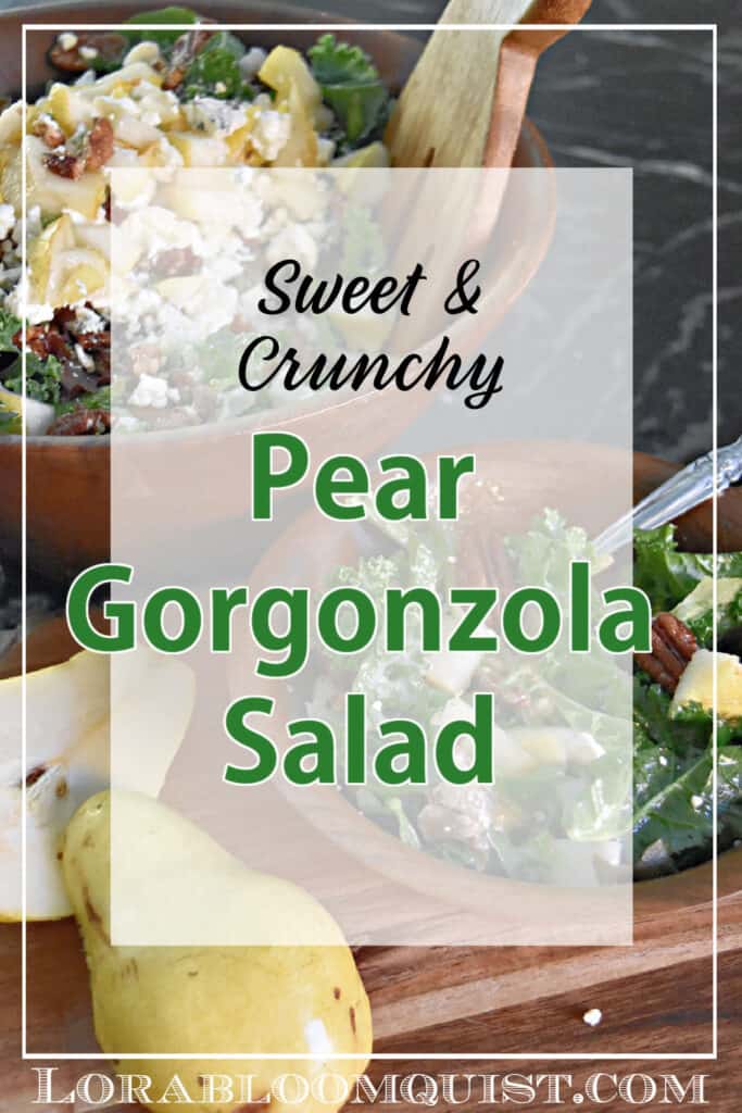 Pear Gorgonzola Salad pin.